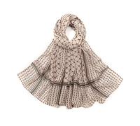 LumiSyne Bufanda Hijab De Gasa Mujer Patrón De Estilo Étnico Clásico Bufanda Palestina Pañuelo Shemagh Keffiyeh Bufanda Árabe Pañuelo De Cabeza Turbante Ligero Transpirable Chal De Protección Solar