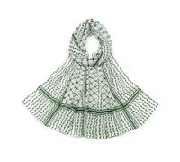 LumiSyne Bufanda Pañuelo Shemagh Keffiyeh Hijab De Gasa Mujer Patrón De Estilo Étnico Clásico Chal De Protección Solar Ligero Transpirable