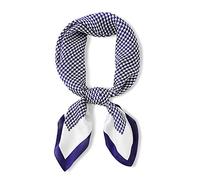 LumiSyne Bufandas De Seda Moda Mujer Bufanda Cuadrado Pata De Gallo Clásica Seda De Morera Suave y Cálida Pañuelo Estilo Francés Bufanda De Cuello Estilo De Negocios Primavera Otoño