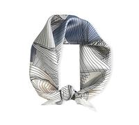 LumiSyne Bufandas De Seda Moda Mujer Bufanda Cuadrado Patrón De Geometría Satén Seda Suave y Cálida Pañuelo Estilo Casual y Negocios Bufanda De Cuello Primavera Otoño