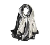 LumiSyne Bufandas De Seda Para Mujer Estampado Floral Clásica Patrón Geométrico Cadena Letras Pañuelo Ligero y Suave Estola Chal De Playa Durante Cubre Bikini Toda La Temporada