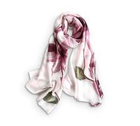 LumiSyne Bufandas De Seda Para Mujer Estampado Floral Estampado Hoja Estilo Moda y Elegante Largo Bufandas Suave Caliente Estolas Chal De Boda Chal Proteccion Solar Bufanda Mujer Toda La Temporada