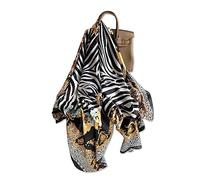 LumiSyne Bufandas De Seda Suave Para Mujer Bufanda Leopardo Fulares Con Estampado Animal Pavo Real Caballo Estolas Largas Chal De Playa Durante Toda La Temporada