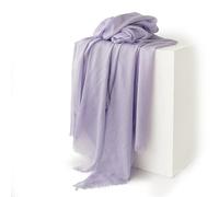 LumiSyne Bufandas Mujer Color Sólido Algodón Lino Textura Pañuelo Con Borlas Estilo Literario Retro Ligero Bufanda De Gasa Cálido Chal Estola Largo Grande Hijab Fulares Toda La Temporada