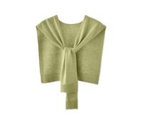 LumiSyne Chal De Punto Pequeño Para Mujer Sencillo Color Sólido Manga Larga Anudado Falsa Bufanda De Suéter Anudado Chal Decoración Blusa Chales Para Primavera Otoño