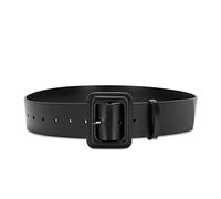 LumiSyne Cinturón Ancho De Cuero Mujere Color Sólido Clásico Hebilla Cuadrada Grande Cinturón De Cintura Señoras Vintage Cinturón De Cincha Cinturón De Cintura Alta Para Vestido Camisa Abrigo Mono