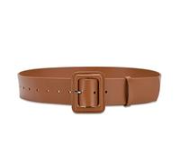 LumiSyne Cinturón Ancho De Cuero Mujere Color Sólido Clásico Hebilla Cuadrada Grande Cinturón De Cintura Señoras Vintage Cinturón De Cincha Cinturón De Cintura Alta Para Vestido Camisa Abrigo Mono