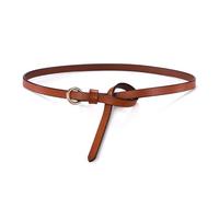 LumiSyne Cinturón De Cuero Fino Para Mujer Cuero Suave Moda Sencilla Lazo Anudado Delgados Cinturones Estrechos Cinturón De Cintura Cinturones Decorativo Para Vestidos Camisa Abrigo Jeans Pantalones
