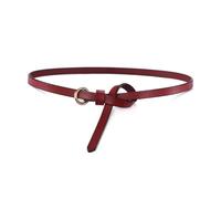 LumiSyne Cinturón De Cuero Fino Para Mujer Cuero Suave Moda Sencilla Lazo Anudado Delgados Cinturones Estrechos Cinturón De Cintura Cinturones Decorativo Para Vestidos Camisa Abrigo Jeans Pantalones