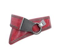 LumiSyne Cinturón Elástico Ancho Para Mujer Punk Remache Cinturón Cinturón De Cuero Pu Hebilla De Gancho Oblicua De Metal Cinturón De Cintura Vintage Cinturones De Cincha Para Vestido Camisa Abrigo