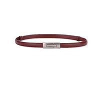 LumiSyne Cinturón Fino De Cuero Para Mujer - Color Sólido, Sencillo, Ajustable Con Hebilla De Enclavamiento Metálica Vintage - Para Vestidos, Jeans, Pantalones y Abrigos