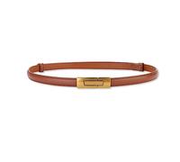 LumiSyne Cinturón Fino De Cuero Para Mujer - Color Sólido, Sencillo, Ajustable Con Hebilla De Enclavamiento Metálica Vintage - Para Vestidos, Jeans, Pantalones y Abrigo