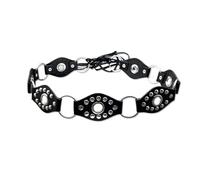 LumiSyne Cinturón Occidental Vintage Mujer Cinturón Ancho De Disco Remache Tachonado Estilo De Cordones Concho Cinturones De Cuero Cinturón Vaquera Para Jeans Pantalones Vestido Accesorios Grunge y2k