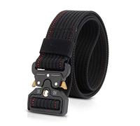 LumiSyne Cinturón Táctico 1.5" Ajustable Hombres Cinturón Resistente Cinturón Nylon Hebilla de Metal de Liberación Rápida Cinturón Táctica Molle Para Molle Caza Deporte