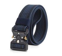 LumiSyne Cinturón Táctico 1.5" Ajustable Hombres Cinturón Resistente Cinturón Nylon Hebilla de Metal de Liberación Rápida Cinturón Táctica Molle Para Molle Caza Deporte