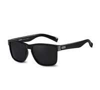 LumiSyne Gafas De Sol De Hombre Mujer Polarizadas UV400 Vintage Marco Cuadrado Templos Tortuga Estilo Deportivo Con Funda De Gafas Para Conducción Al Aire Libre Viajar