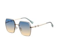 LumiSyne Gafas De Sol Gran Tamaño Mujer Montura Hexagonales Grandes Lentes Transparente Gradiente Patillas Hueco Protección UV400 Moda Retro Anteojos De Sol Aire Libre Viajes Regalo