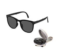 LumiSyne Gafas De Sol Plegables Mujer Lentes Polarizadas Marco Ultraligero TR90 Protección UV400 Gafas De Sol Flexibles Con Estuche Para Conducir y Deportes Al Aire Libre