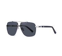 LumiSyne Gafas De Sol Polarizadas Hombre Moda Puente Doble Bicolor Montura De Metal Lentes Antideslumbrantes Hd Protección UV400 Gafas De Sol Cuadradas Gafas De Sol Para Conducir Viajes Al Aire Libre