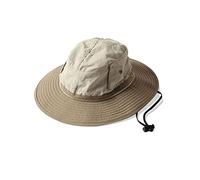 LumiSyne Gorro De Pescador Bicolor Hombre Mujer Sombrero Para El De Sol Ala Ancha UPF 50+ Ajustable Plegable Malla Transpirable Sombrero Boonie Con Correa De Barbilla Para Viaje Trekking Pesca Outdoor