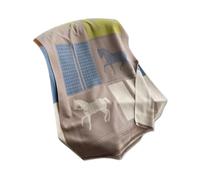 LumiSyne Invierno Bufanda Chal De Cachemira Cuadros Bloques De Color Patrón De Caballo Retro Bufanda Reversible Con Borla Larga Grande Pashmina Fulares Ligero Cálido Estola