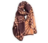 LumiSyne Invierno Bufanda Chal De Cachemira Para Mujer Bufanda De Tartán Sensación De Cachemira Patrón a Cuadros Bloques De Color Pashmina Chales y Envolturas Largo Grande Fulares Suave Cálido Estola