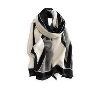 LumiSyne Invierno Bufanda Chal De Cachemira Para Mujer Hombre Patrón Geométrico De Moda Pashmina Fulares Con Borla Estilo De Pareja Larga Bufanda Cachemira Suave Cálido Bufandas Estola