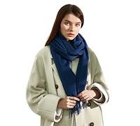 LumiSyne Invierno Bufanda De Cachemira Para Mujer Color Liso Clásico Bufanda De Lana Con Borla Suave Larga Pashmina Fulares Caliente Chales Estola