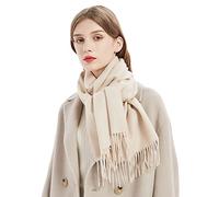 LumiSyne Invierno Bufanda De Cachemira Para Mujer Color Liso Clásico Bufanda De Lana Con Borla Suave Larga Pashmina Fulares Caliente Chales Estola