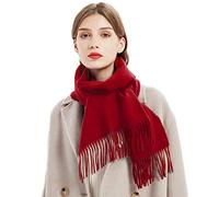 LumiSyne Invierno Bufanda De Cachemira Para Mujer Color Liso Clásico Bufanda De Lana Con Borla Suave Larga Pashmina Fulares Caliente Chales Estola