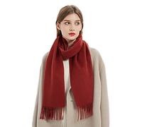 LumiSyne Invierno Bufanda De Cachemira Para Mujer Color Liso Clásico Bufanda De Lana Con Borla Suave Larga Pashmina Fulares Caliente Chales Estola