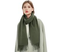 LumiSyne Invierno Bufanda De Cachemira Para Mujer Color Liso Clásico Bufanda De Lana Con Borla Suave Larga Pashmina Fulares Caliente Chales Estola