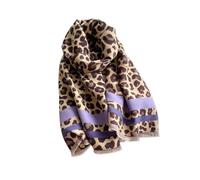 LumiSyne Invierno Bufanda De Cachemira Para Mujer Pashmina Chales y Envolturas Patrón Leopardo Animal Estilo Clásico Bufanda Reversible Con Borla Grande Larga Bufanda De Cuello Suave Cálido Estola