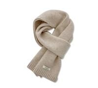 LumiSyne Invierno Bufandas De Lana De Punto Para Mujer Hombre Color Sólido Clásico Punto De Canalé Larga Bufanda De Cuello Pashmina Suave Cálida Bufanda De Collar 150×20cm