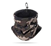 LumiSyne Invierno Calentador De Cuello Para Hombre Mujer Suave Forro Polar Polainas De Cuello Con Cordón Ajustable Grueso Térmica Braga Cuello Mascarilla Bufanda Tubular Para Esquí Moto Ciclismo