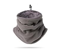 LumiSyne Invierno Calentador De Cuello Para Hombre Mujer Suave Forro Polar Polainas De Cuello Con Cordón Ajustable Grueso Térmica Braga Cuello Mascarilla Bufanda Tubular Para Esquí Moto Ciclismo