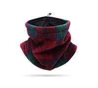 LumiSyne Invierno Calentador De Cuello Para Hombre Mujer Suave Forro Polar Polainas De Cuello Con Cordón Ajustable Grueso Térmica Braga Cuello Mascarilla Bufanda Tubular Para Esquí Moto Ciclismo