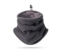 LumiSyne Invierno Calentador De Cuello Para Hombre Mujer Suave Forro Polar Polainas De Cuello Con Cordón Ajustable Grueso Térmica Braga Cuello Mascarilla Bufanda Tubular Para Esquí Moto Ciclismo