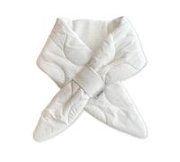 LumiSyne Invierno Caliente Bufanda Para Mujer Hombre Sencillo Color Sólido Relleno De Algodón De Plumón Fácil Tirar Para Atravesar Bufanda Cuello Cruzado Calentador De Cuello