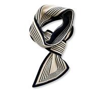 LumiSyne Invierno Estrecha Bufanda De Punto Mujer Diseño Fácil Tirar Para Atravesar Patrón De Leopardo Tigre Pata De Gallo Estilo Retro Clásico Bufanda De Punto Pequeña Delgado Larga Bufanda Cuello