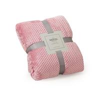 LumiSyne Manta De Nido De Abeja Gofre Color Sólido Franela De Lujo 4 Tallas Disponibles Suave Cálido Manta para Dormir Cubrecama Ropa De Cama Cubresofa Decorativa Manta para Sofá Cama Silla 150×200cm