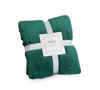 LumiSyne Manta De Nido De Abeja Gofre Color Sólido Franela De Lujo 4 Tallas Disponibles Suave Cálido Manta para Dormir Cubrecama Ropa De Cama Cubresofa Decorativa Manta para Sofá Cama Silla 150×200cm