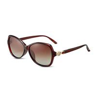 LumiSyne Moda Gafas De Sol Polarizadas Mujer Lentes Gradiente Marco Diamantes De Imitación Protección UV400 Estilo De Gran Tamaño Al Aire Libre Viajar Regalo