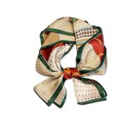 LumiSyne Mujer Bufanda De Seda Estrecha Flaco Larga Pañuelo De Cuello Patrón Geométrico Estilo Retro Clásico Ligero Bufanda Pañuelo Para Cabello Cuello Banda Para El Cabello Pañuelo Cinta