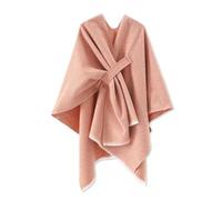 LumiSyne Mujer Poncho Estola Capa Grande Chal Solid Color Textura De Cachemira Poncho De Punto Con Borla Frente Abierto Poncho Cardigan Cálida Pashmina Bufanda Manta Capa Para Primavera Otoño Invierno