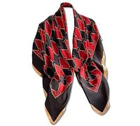 LumiSyne Pañuelo De Seda Mujer Bufanda Cuadrada Grande Estampado Flores Árboles Patrón Animal Estilo Retro Pañuelo Cabeza De Satén Chal Protector Solar Pañuelo De Cuello Bandana Banda Cabeza 110×110cm