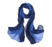 LumiSyne Pañuelo De Seda Para Mujer Costuras Color De Degradado Bufanda De Lino Algodón Ligero y Suave Chal De Boda Fulares Toda La Temporada