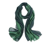 LumiSyne Pañuelo De Seda Para Mujer Costuras Color De Degradado Bufanda De Lino Algodón Ligero y Suave Chal De Boda Fulares Toda La Temporada