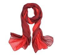 LumiSyne Pañuelo De Seda Para Mujer Costuras Color De Degradado Bufanda De Lino Algodón Ligero y Suave Chal De Boda Fulares Toda La Temporada