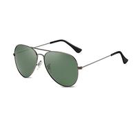 LumiSyne Retro Gafas De Sol Para Hombre Mujer Estilo Piloto Gafas Polarizadas Protección UV 400 Lente Espejo Marco De Metal Para Conducir Viajar